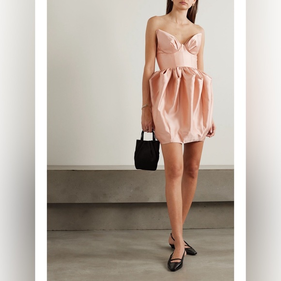 ZIMMERMANN Matchmaker gathered silk and wool-blend mini dress - Picture 3 of 14